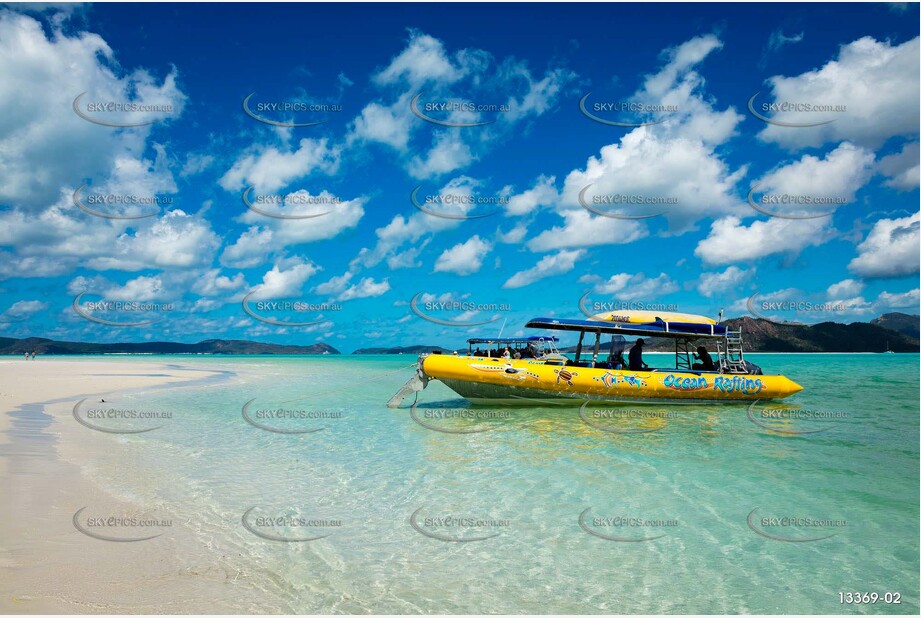 Ocean Rafting Whitehaven Beach Aerial Photography