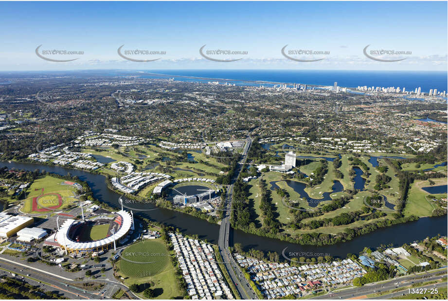 Aerial Photo Ashmore QLD Aerial Photography