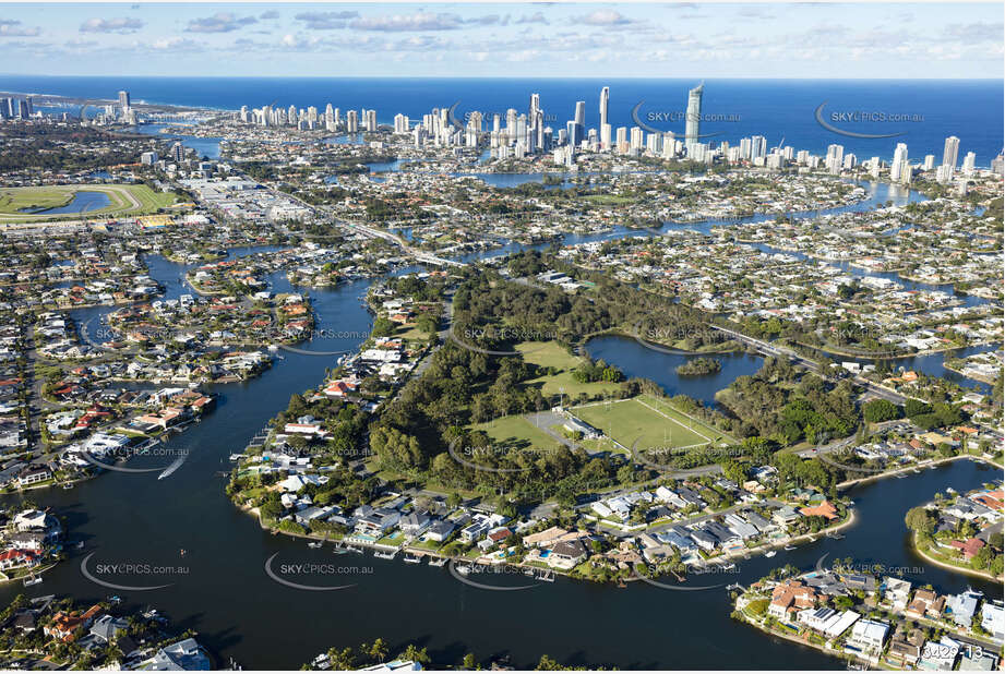 Aerial Photo Broadbeach Waters QLD Aerial Photography