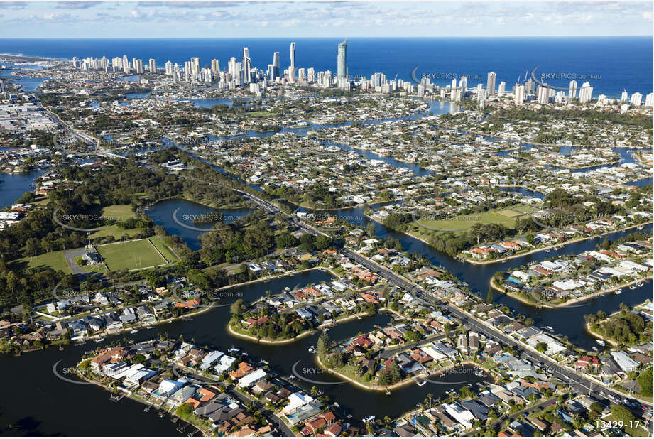 Aerial Photo Broadbeach Waters QLD Aerial Photography