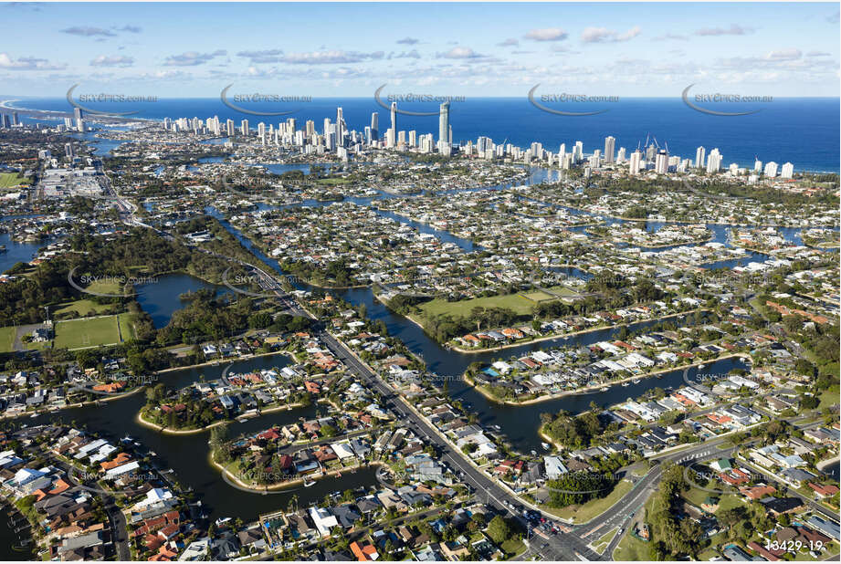 Aerial Photo Broadbeach Waters QLD Aerial Photography