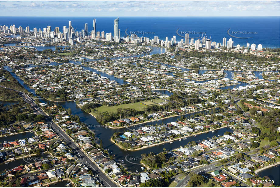 Aerial Photo Broadbeach Waters QLD Aerial Photography