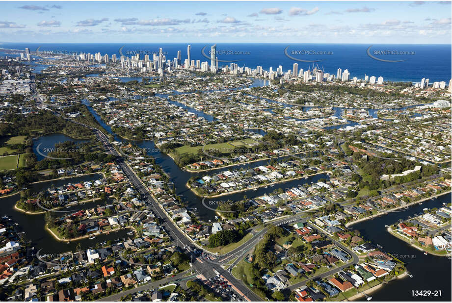 Aerial Photo Broadbeach Waters QLD Aerial Photography