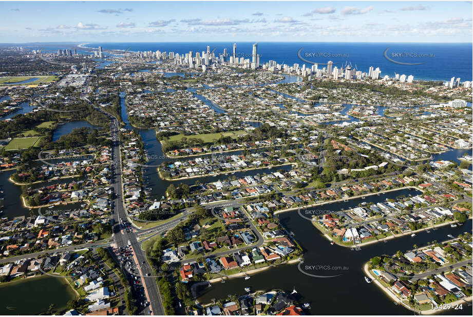 Aerial Photo Broadbeach Waters QLD Aerial Photography