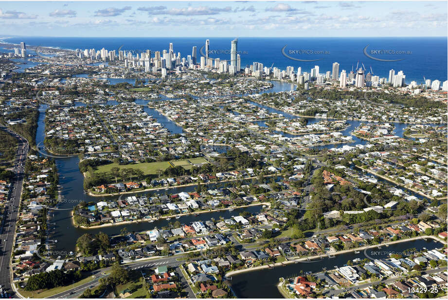 Aerial Photo Broadbeach Waters QLD Aerial Photography