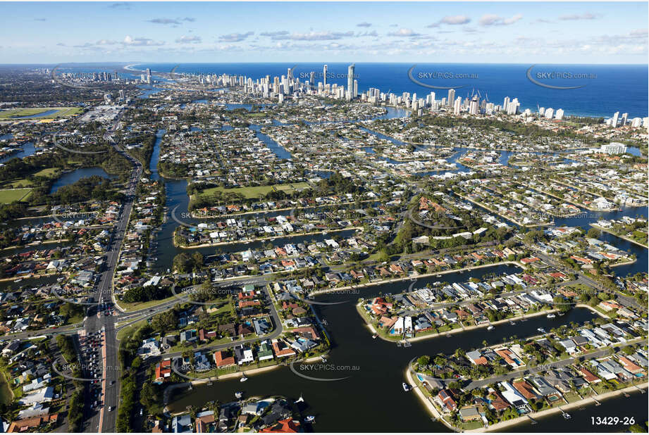 Aerial Photo Broadbeach Waters QLD Aerial Photography