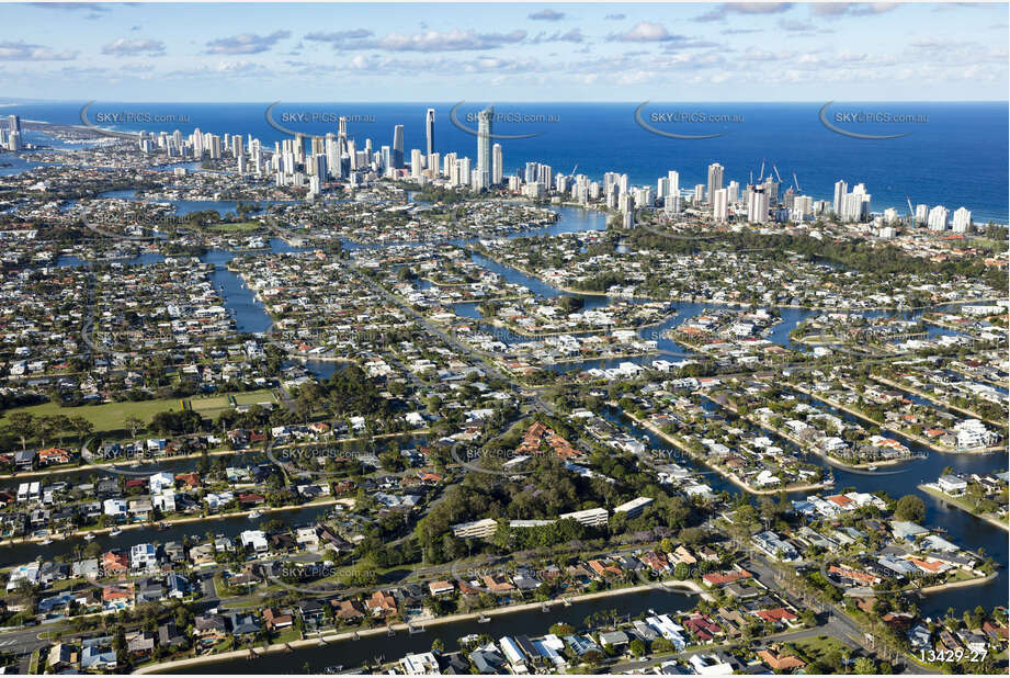 Aerial Photo Broadbeach Waters QLD Aerial Photography