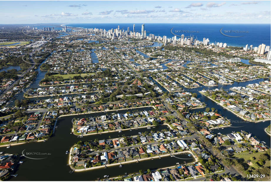 Aerial Photo Broadbeach Waters QLD Aerial Photography