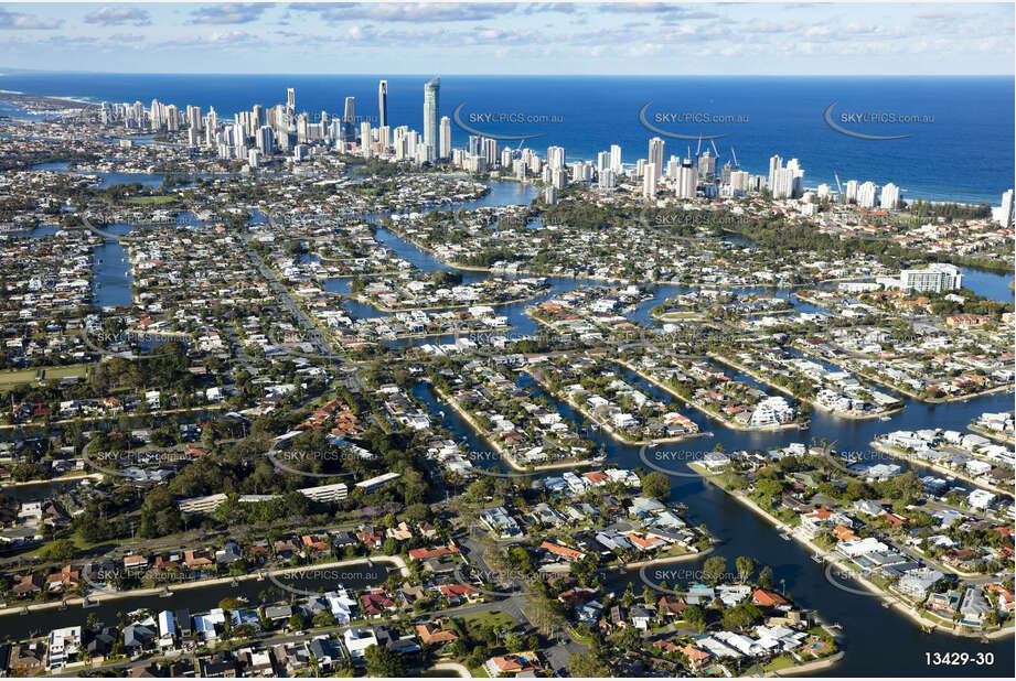 Aerial Photo Broadbeach Waters QLD Aerial Photography