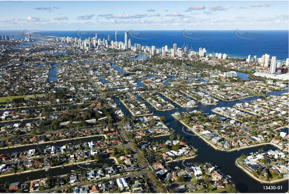 Aerial Photo Broadbeach Waters QLD Aerial Photography