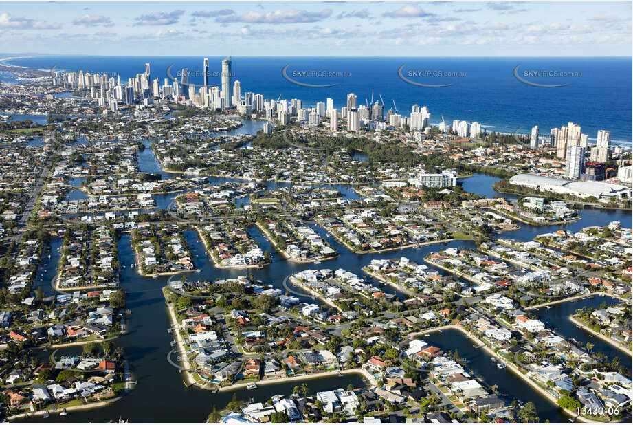 Aerial Photo Broadbeach Waters QLD Aerial Photography