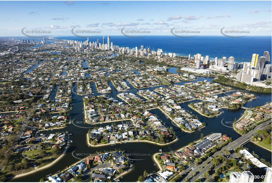 Aerial Photo Broadbeach Waters QLD Aerial Photography