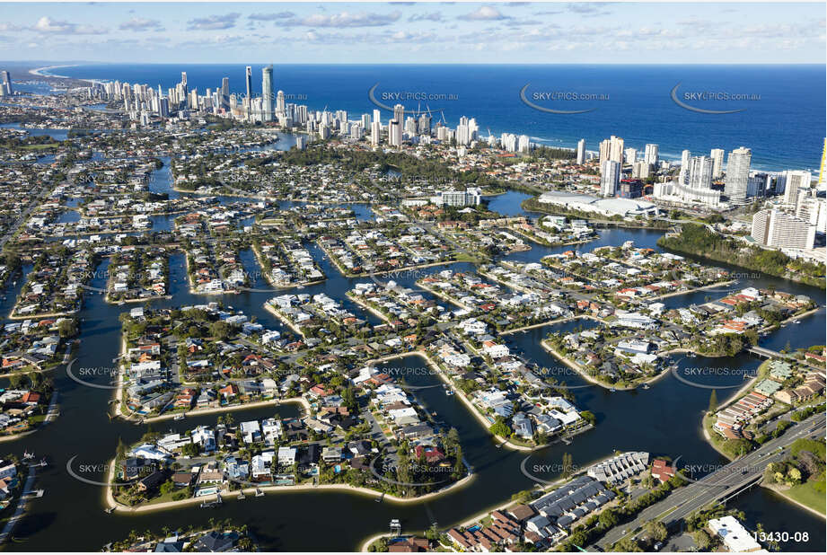 Aerial Photo Broadbeach Waters QLD Aerial Photography