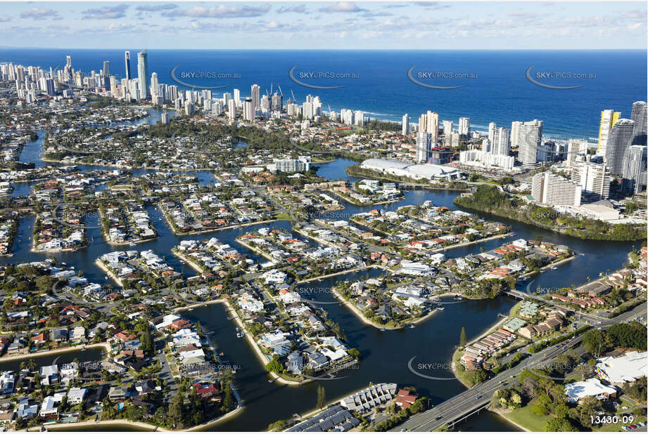 Aerial Photo Broadbeach Waters QLD Aerial Photography