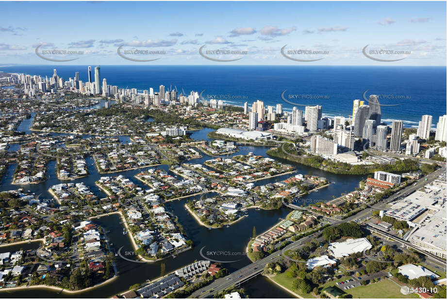 Aerial Photo Broadbeach Waters QLD Aerial Photography