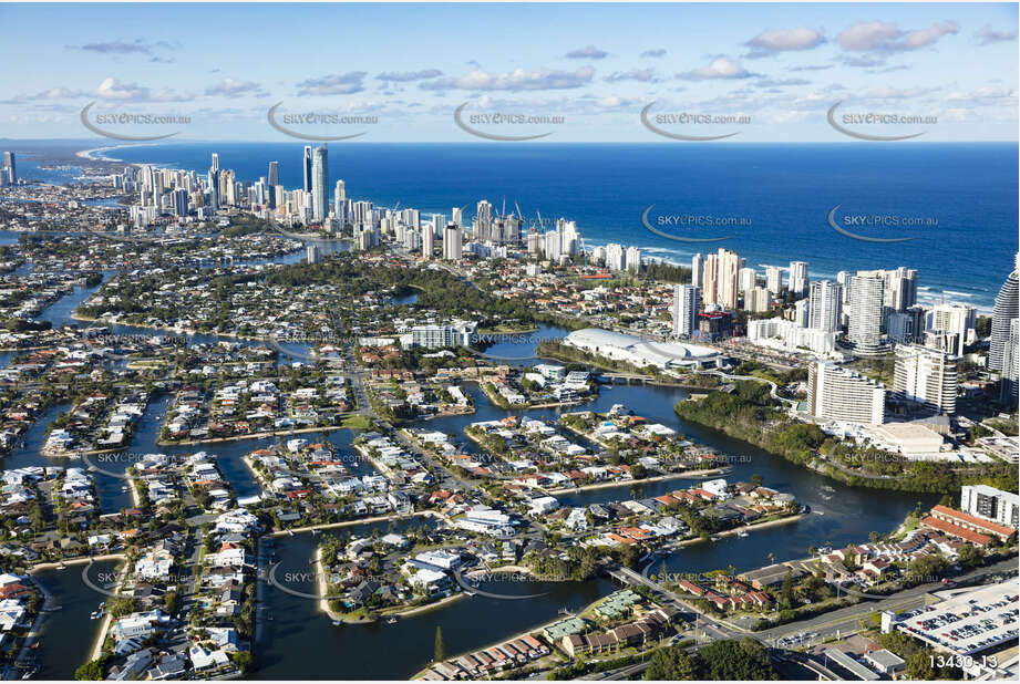 Aerial Photo Broadbeach Waters QLD Aerial Photography