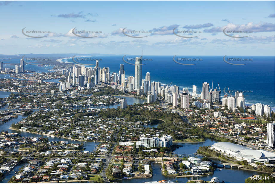 Aerial Photo Broadbeach Waters QLD Aerial Photography