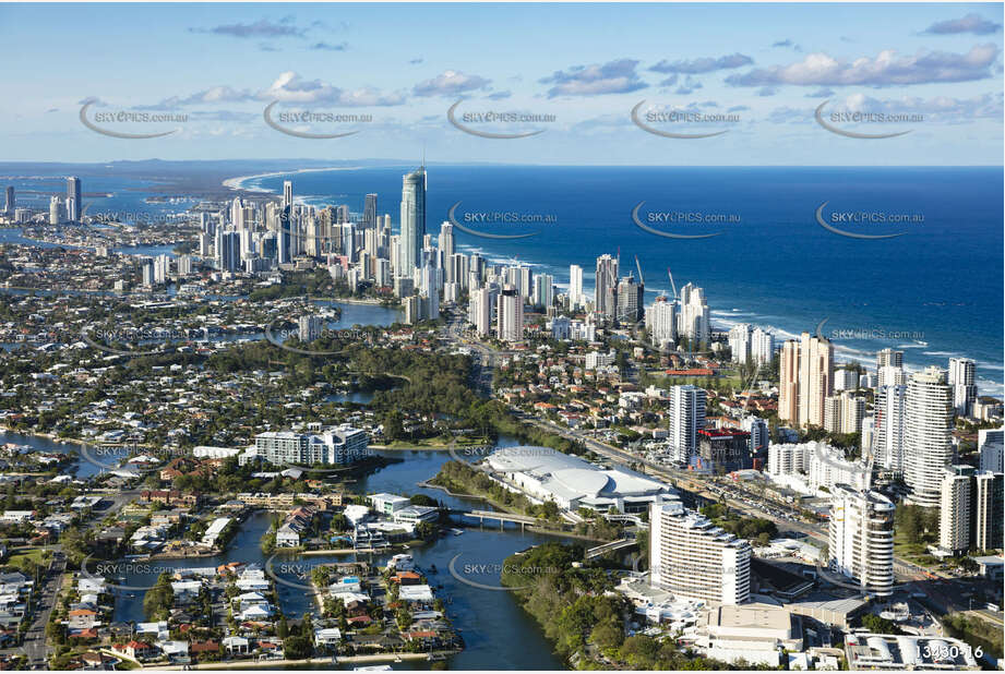 Aerial Photo Broadbeach Waters QLD Aerial Photography