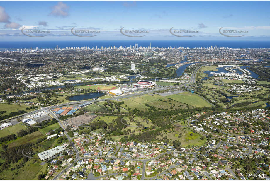 Aerial Photo Carrara QLD Aerial Photography