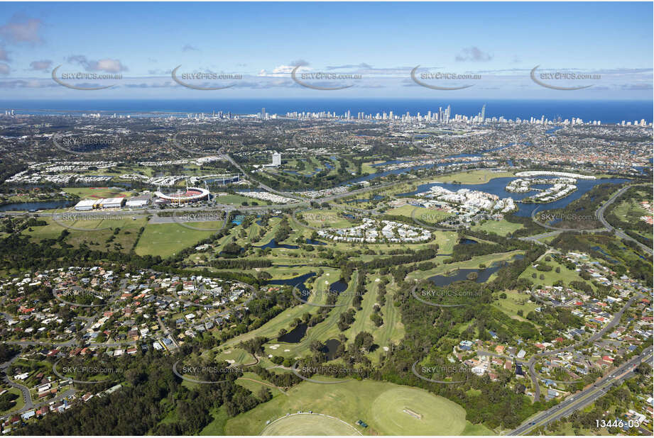 Aerial Photo Carrara QLD Aerial Photography