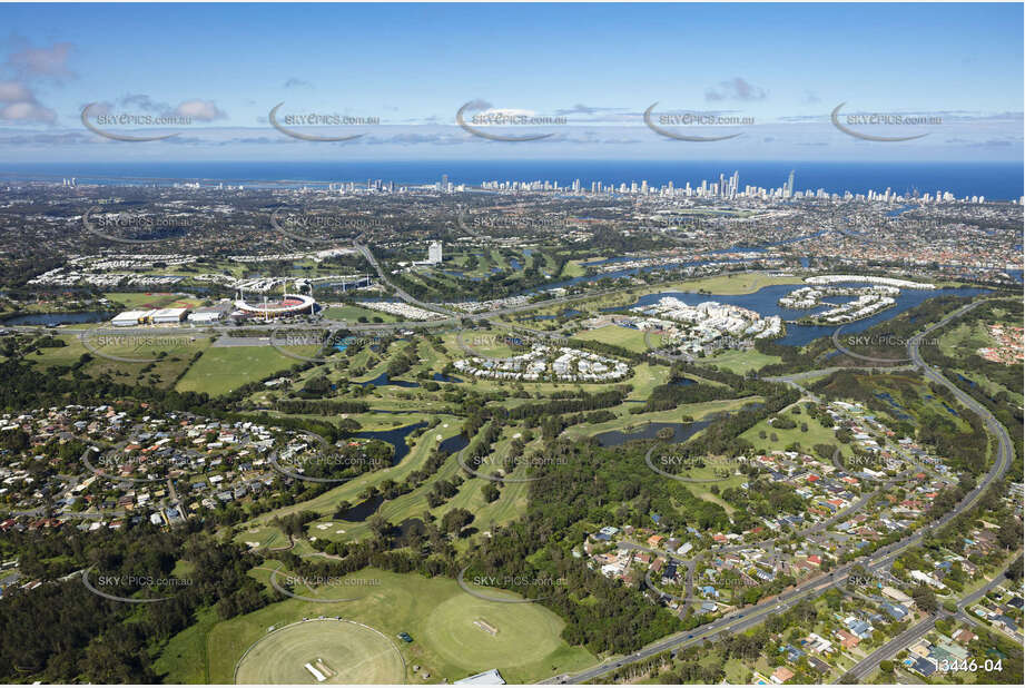 Aerial Photo Carrara QLD Aerial Photography