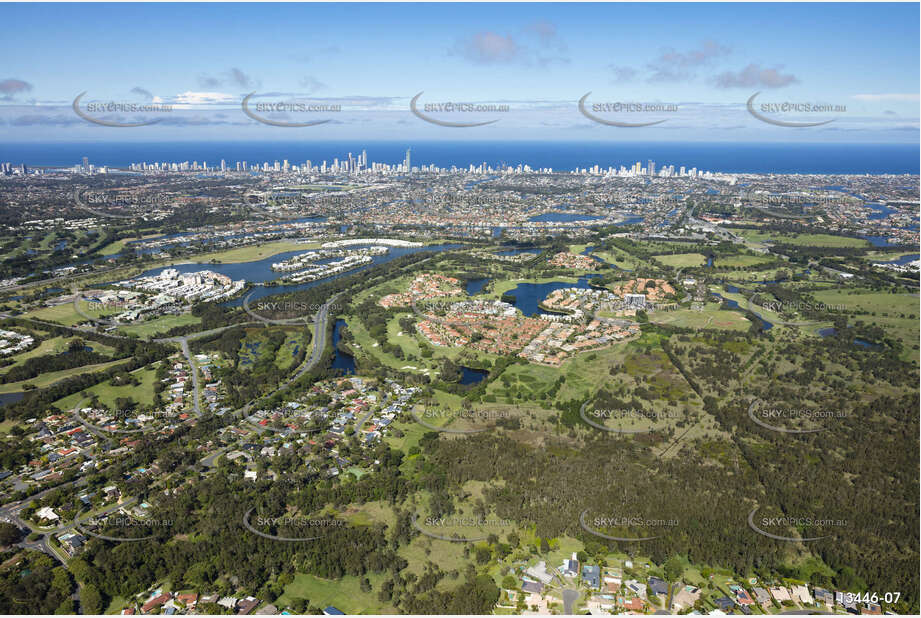 Aerial Photo Carrara QLD Aerial Photography