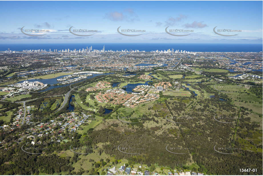 Aerial Photo Carrara QLD Aerial Photography