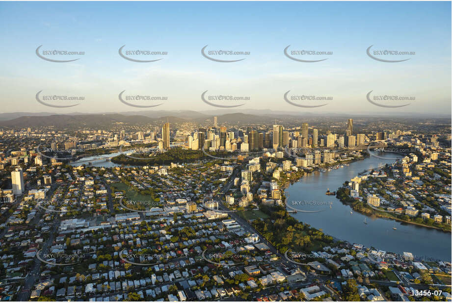 Sunrise Aerial Photo Kangaroo Point QLD Aerial Photography