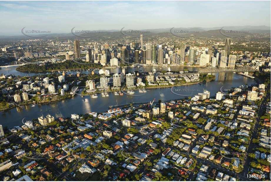 Aerial Photo New Farm QLD Aerial Photography
