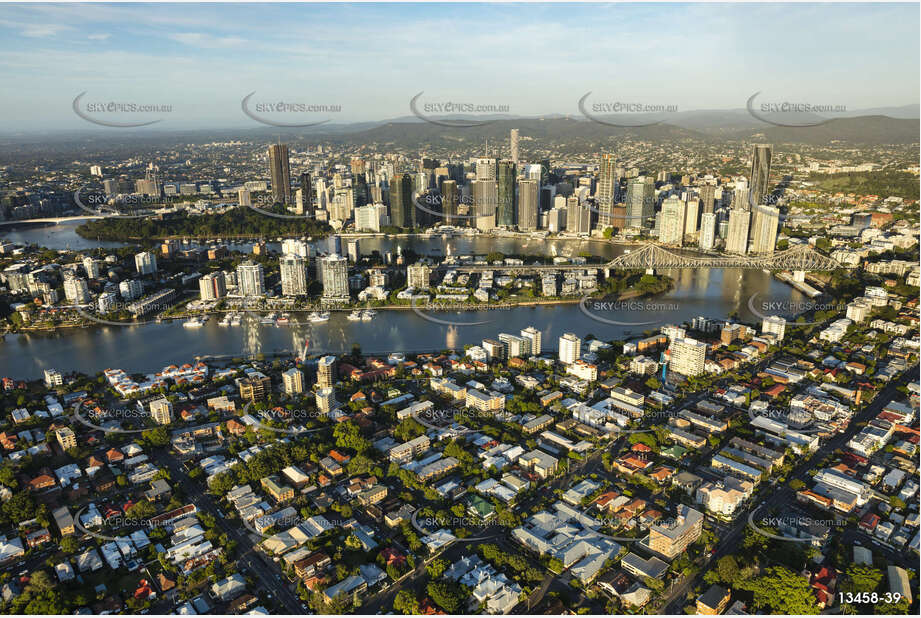 Aerial Photo New Farm QLD Aerial Photography