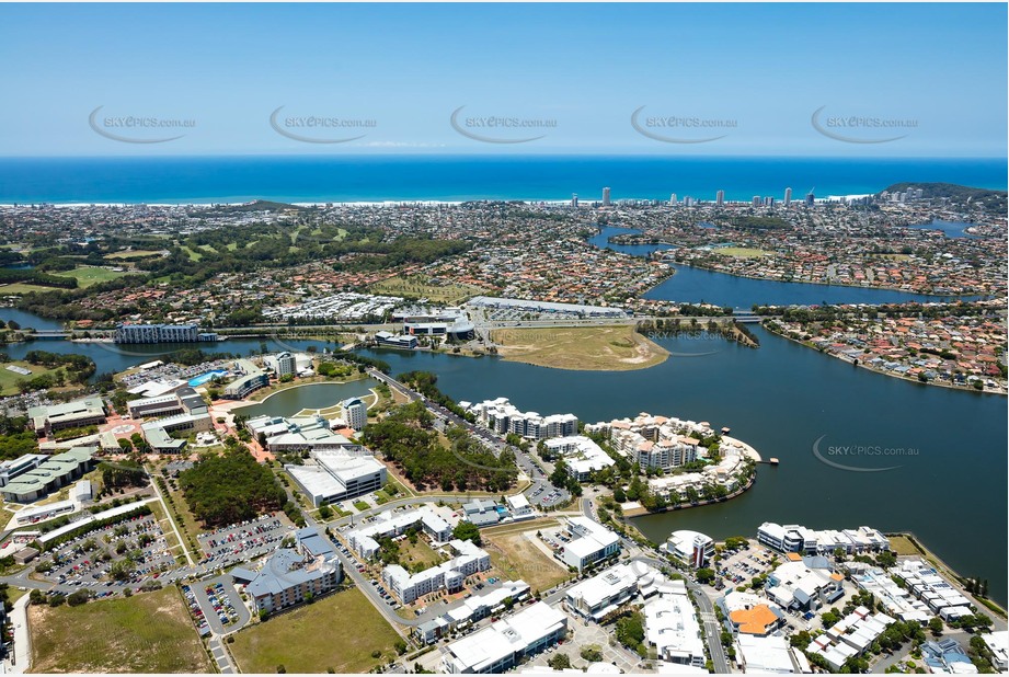 Aerial Photo Varsity Lakes QLD Aerial Photography