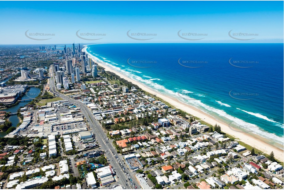 Aerial Photo Mermaid Beach QLD Aerial Photography