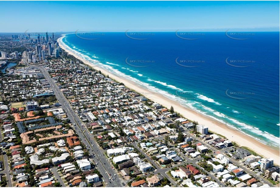 Aerial Photo Mermaid Beach QLD Aerial Photography