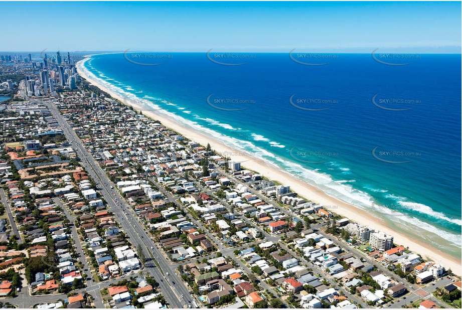 Aerial Photo Mermaid Beach QLD Aerial Photography