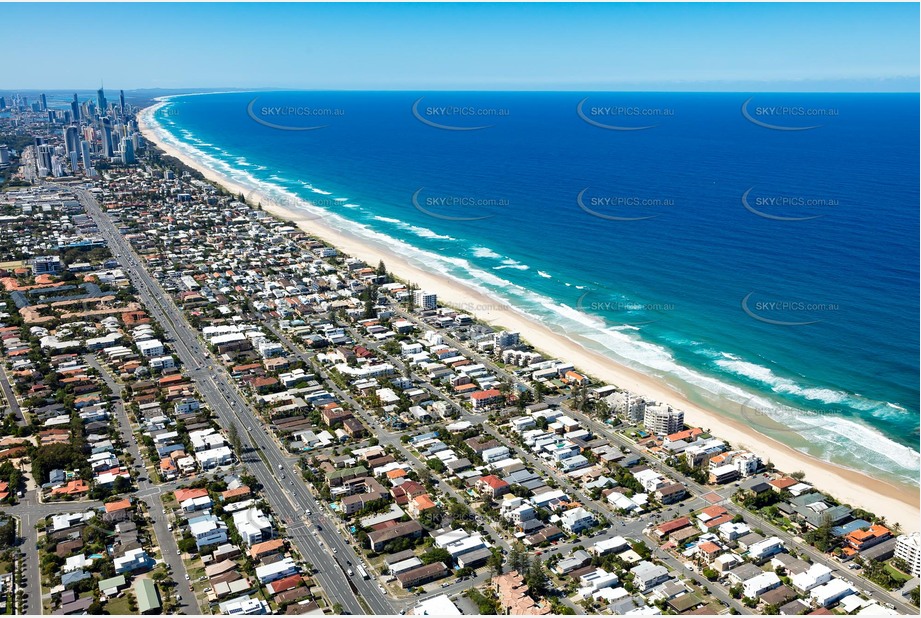 Aerial Photo Mermaid Beach QLD Aerial Photography