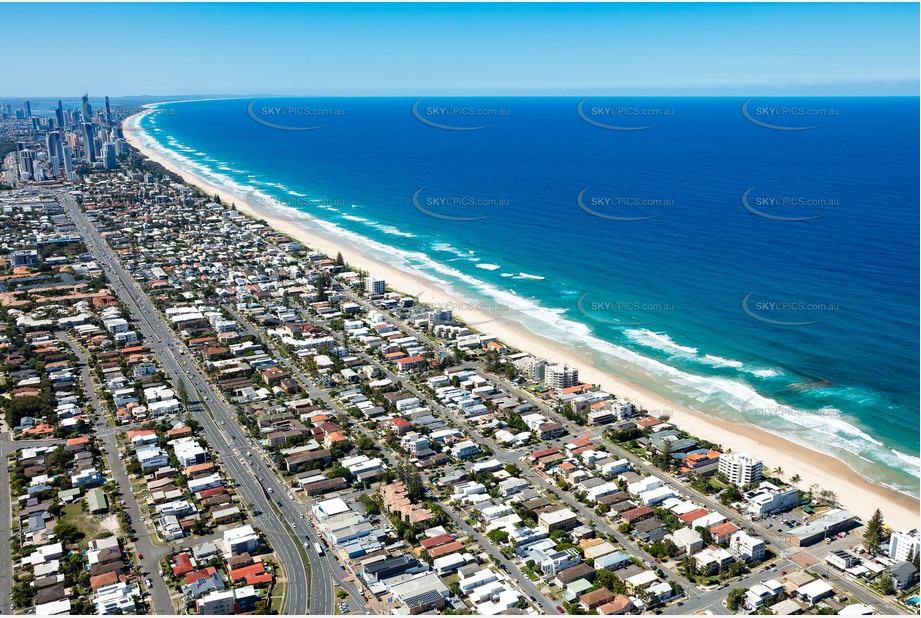 Aerial Photo Mermaid Beach QLD Aerial Photography