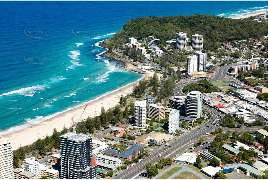 Aerial Photo Burleigh Heads QLD Aerial Photography