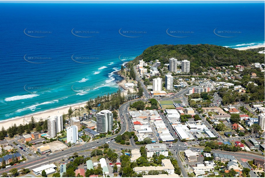 Aerial Photo Burleigh Heads QLD Aerial Photography