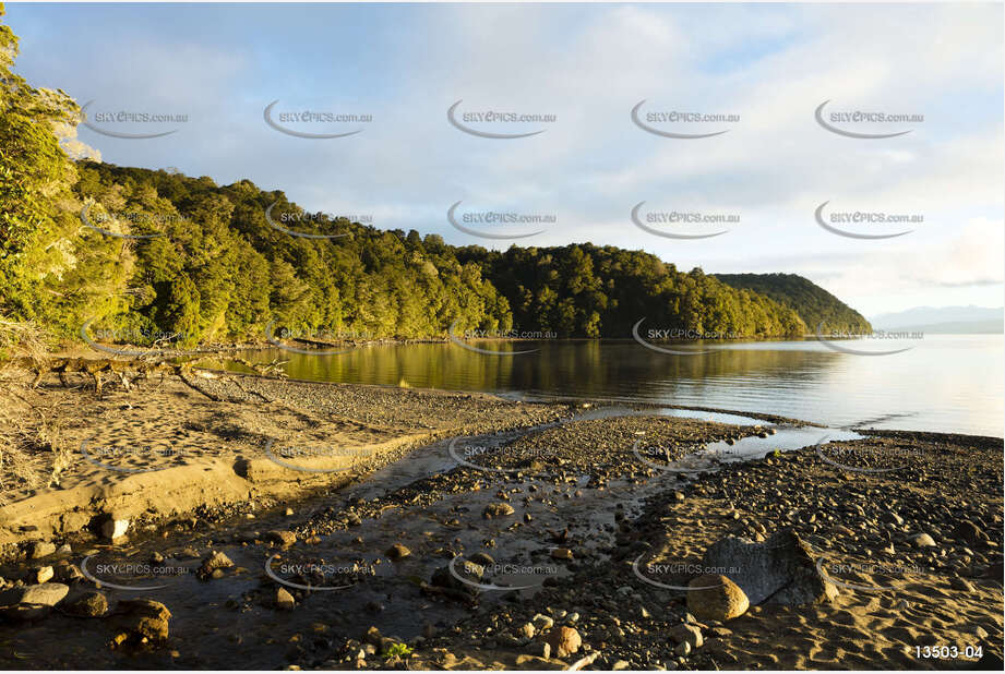 Brod Bay - Lake Te Anua Aerial Photography