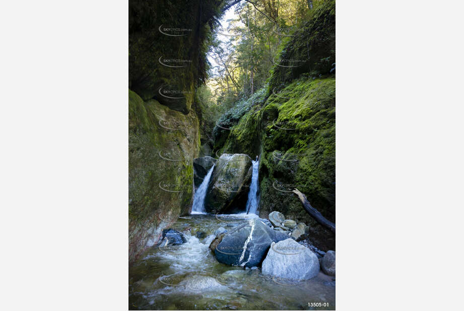 Twin Water Fall Aerial Photography