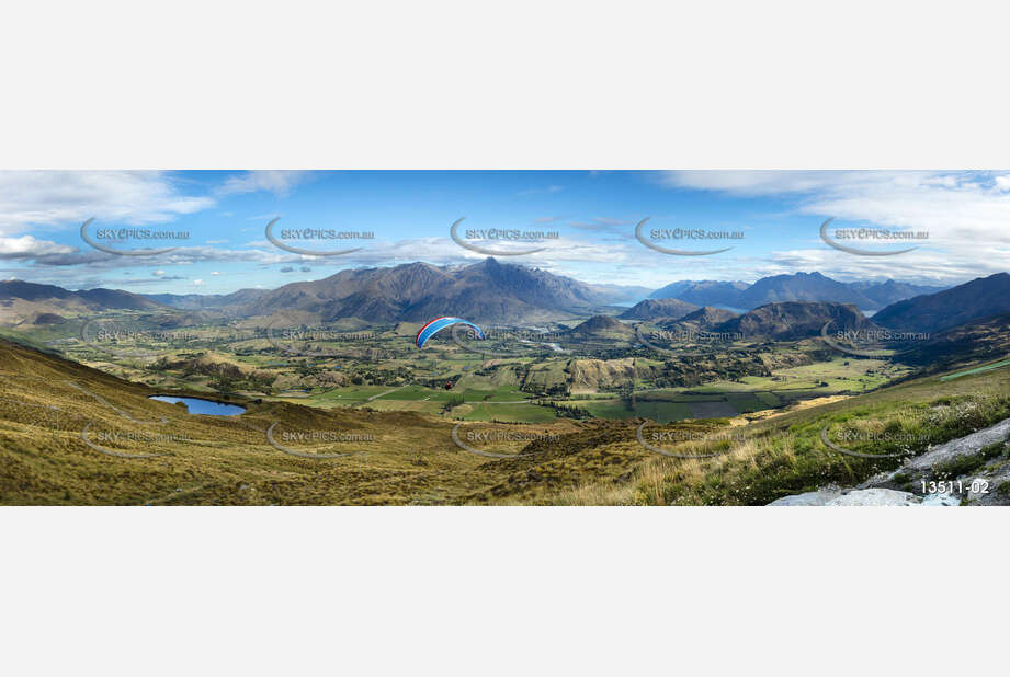 Paragliding at Coronet Peak Queenstown Aerial Photography