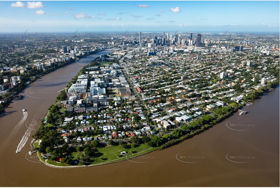 Aerial Photo West End QLD Aerial Photography