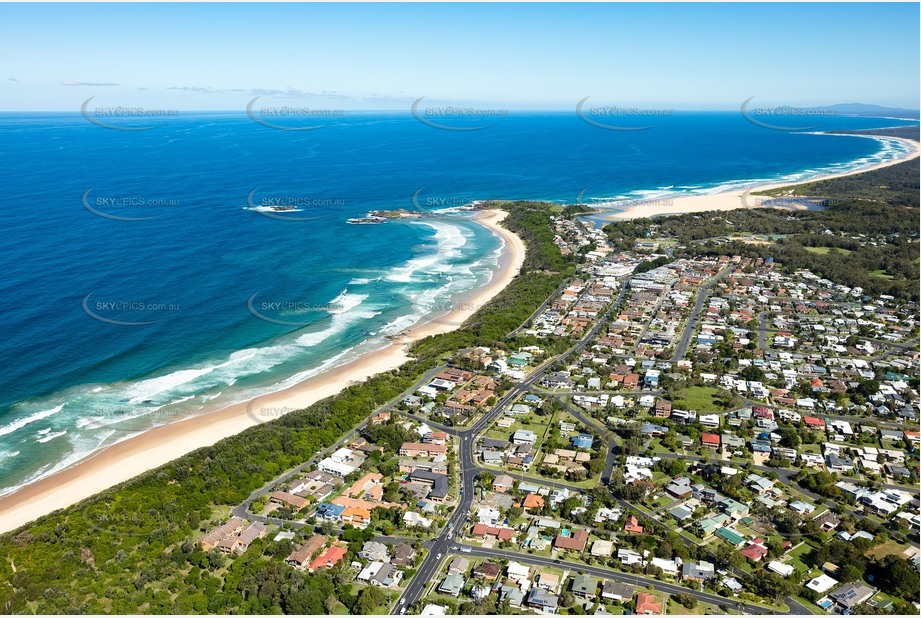 Aerial Photo Sawtell NSW Aerial Photography