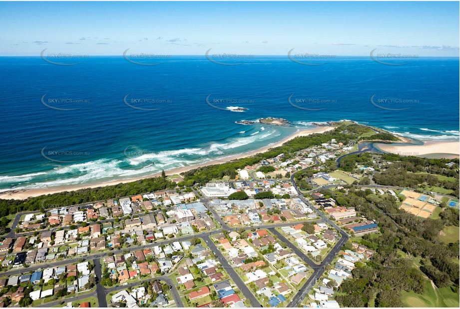 Aerial Photo Sawtell NSW Aerial Photography