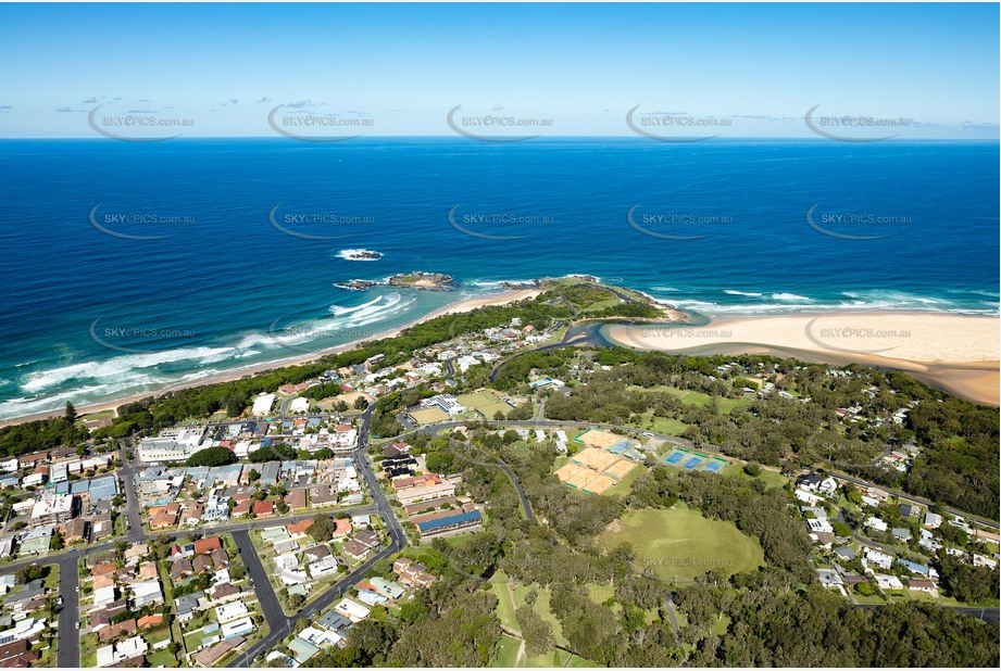 Aerial Photo Sawtell NSW Aerial Photography