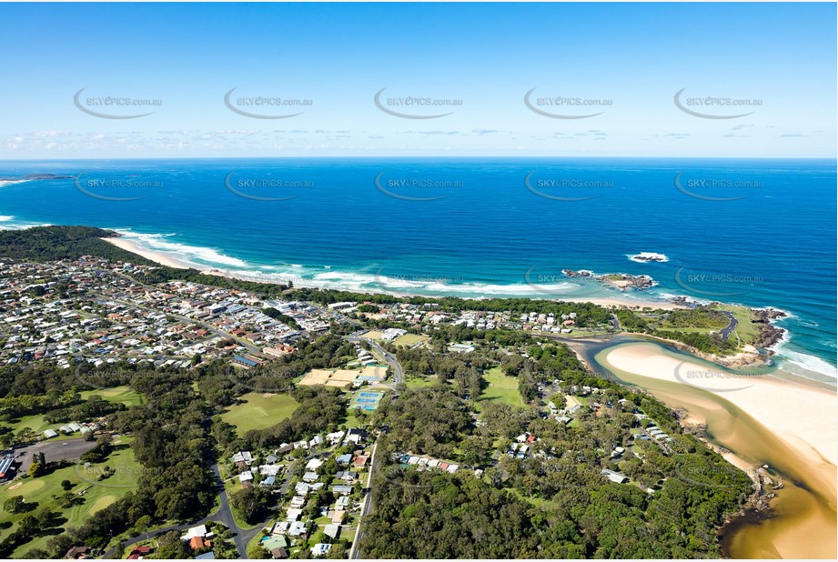 Aerial Photo Sawtell NSW Aerial Photography