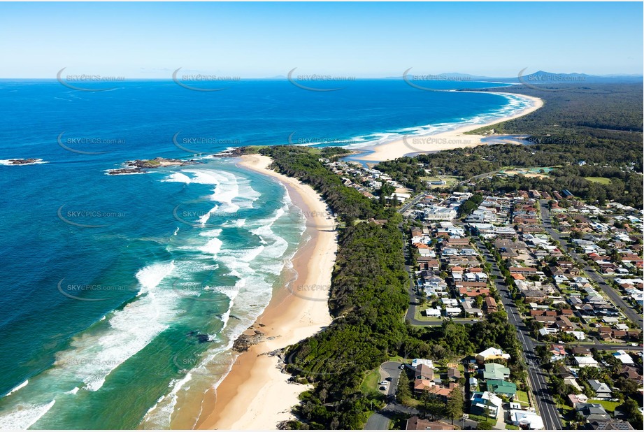 Aerial Photo Sawtell NSW Aerial Photography