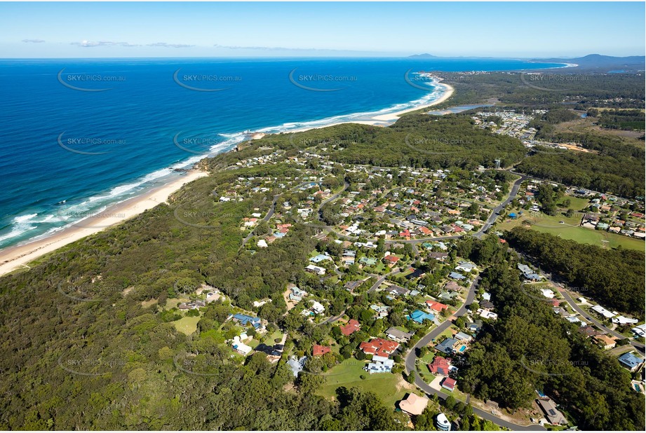 Aerial Photo Valla Beach NSW Aerial Photography