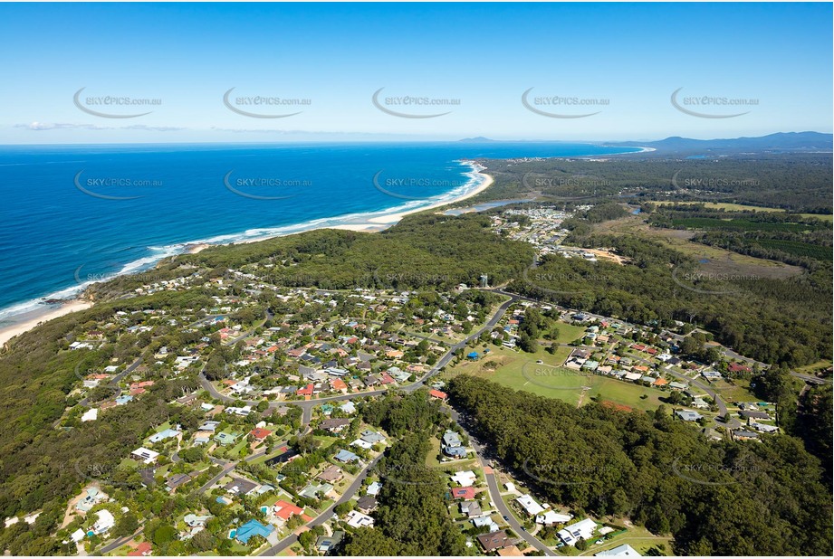 Aerial Photo Valla Beach NSW Aerial Photography