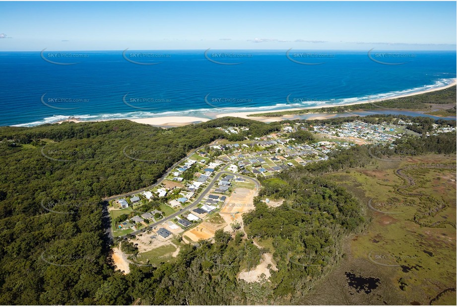 Aerial Photo Valla Beach NSW Aerial Photography